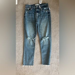 DAZE Denim Daily Driver High Rise Skinny Straight Jeans